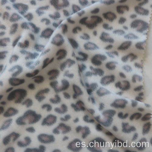 Diseños de leopardo de tela impresa